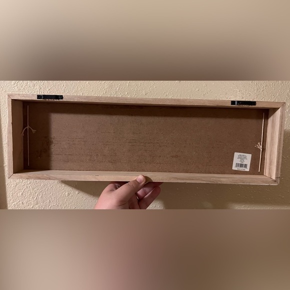 Neutral Farmhouse Bohemian "Gather" Sign Wooden Beaded Wall Hanging 18" x 5.5" - Picture 10 of 10